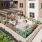 rendering of firepit and ample outdoor lounge seating